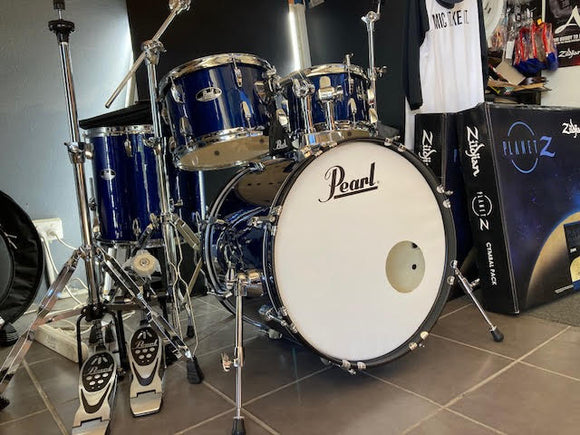 Pearl Roadshow 20 inch Fusion 5-piece Drum Kit in Royal Blue Metallic
