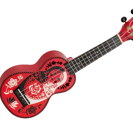 Mahalo Red Russian Doll Soprano Ukulele
