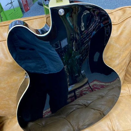 Hagstrom Tremar HJ500 Hollow Body Guitar in Black Gloss Masterpiece with Attitude