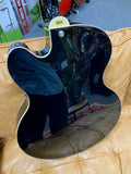 Hagstrom Tremar HJ500 Hollow Body Guitar in Black Gloss Masterpiece with Attitude