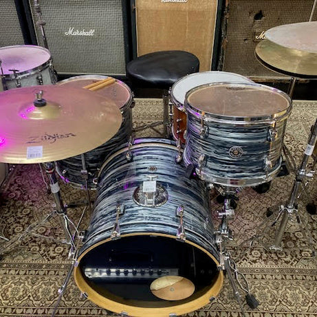 Gretsch Catalina Club Silver Oyster drum kit w/ Zildjian cymbals + hardware (preowned)
