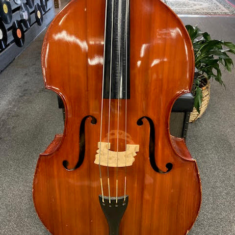Double Bass 3/4 Allegro brand ? w/ case and bow (preowned)