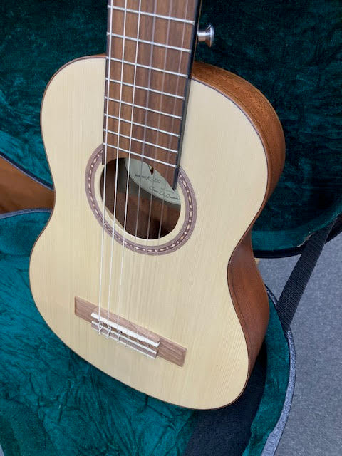 Valencia VC350 small body guitar w/ case (immaculate)