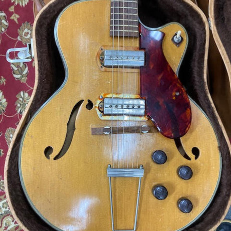 Vintage 1954 Harmony H62 Meteor Blonde w/ case