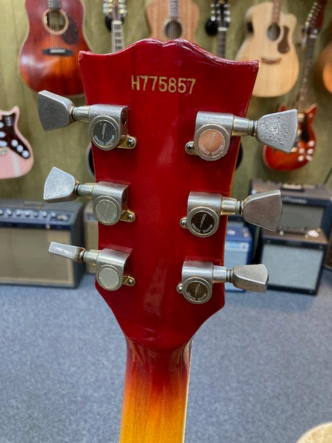 Back of Greco Headstock Music at Noosa 