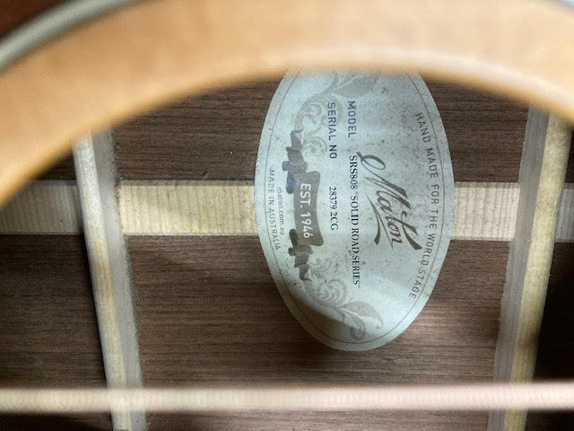 Maton SRS808 blackwood w/ case (preowned)