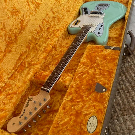 Fender American Original Jaguar 2011 Surf Green w / case and candy
