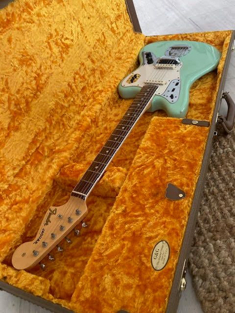 Fender American Original Jaguar 2011 Surf Green w / case and candy