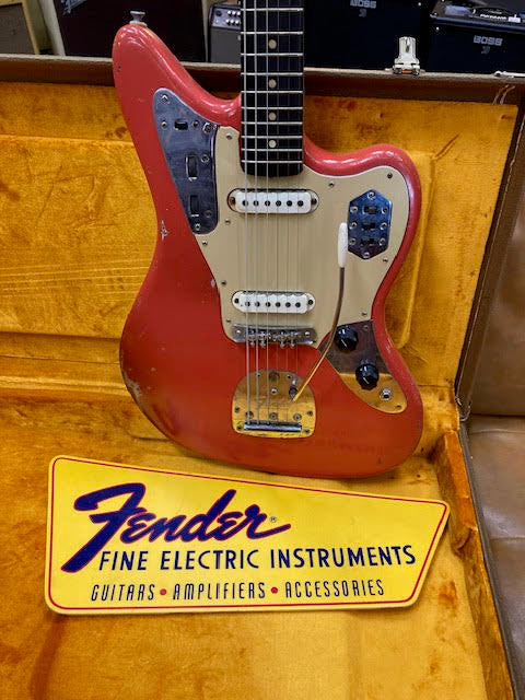 Original 1962 Fender Jaguar (refin) w '62RI case