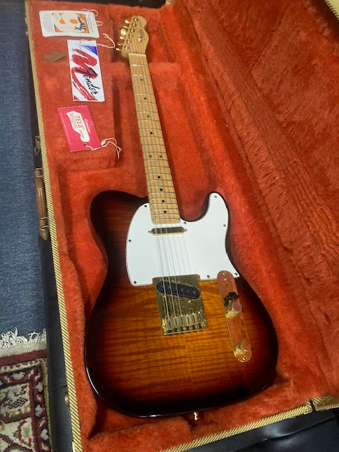 Fender Telecaster 1996 50th anniversary w/ Fender tweed case + candy