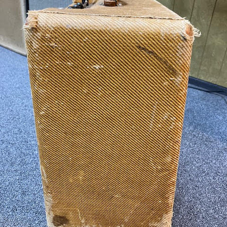 SOLD - 1956 Fender Deluxe 5E3 Tweed Narrow Panel amplifier