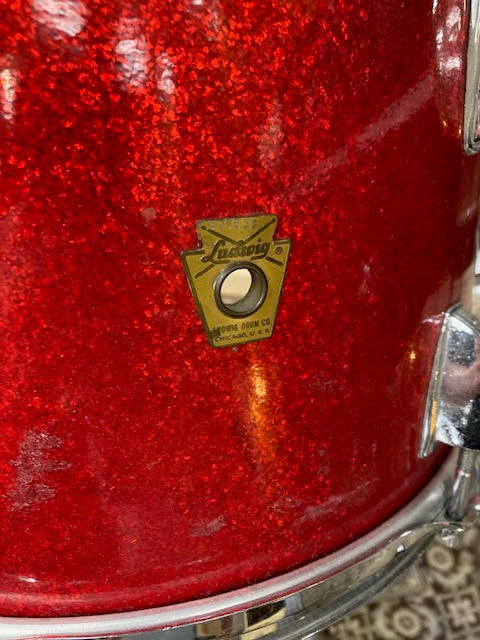 **SOLD**LUDWIG Hollywood 1968 DRUM KIT SHELL PACK  Ex Powderfinger drum kit