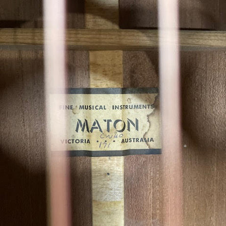 Maton Tasman CW40 1980's acoustic guitar w/ case