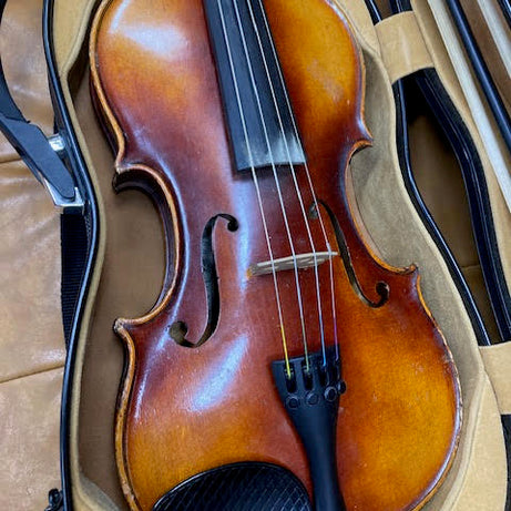 JOHN JUZEK VIOLIN 4/4 PREOWNED W/ CASE + 2 X BOWS