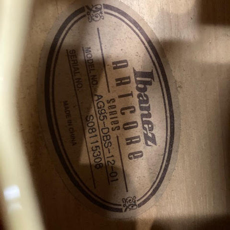 Ibanez GD95 Artcore semi hollow electric guitar (preowned) w/ hardcase