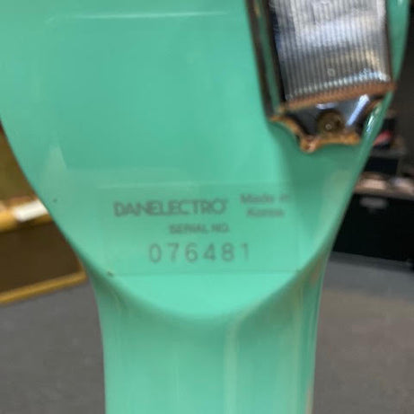 Danelectro Baritone electric guitar surf green Korea