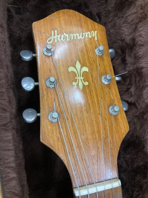 Vintage 1954 Harmony H62 Meteor Blonde w/ case