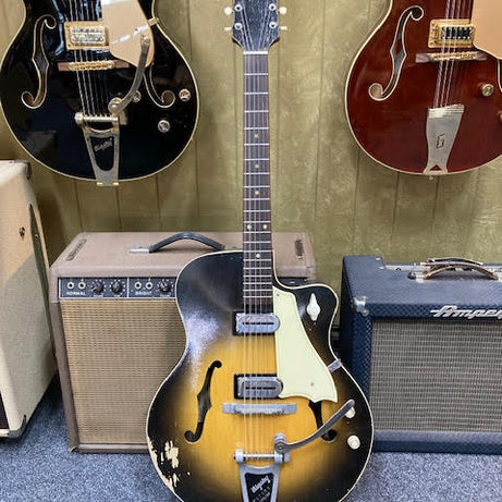 Maton 1960's 45A Premier hollowbody electric guitar w/ case