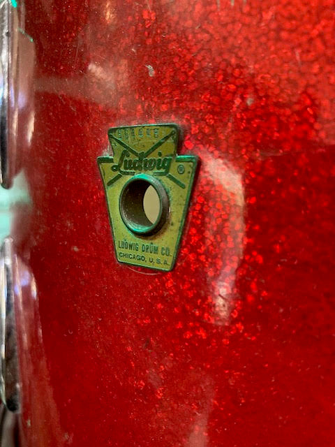 **SOLD**LUDWIG Hollywood 1968 DRUM KIT SHELL PACK  Ex Powderfinger drum kit