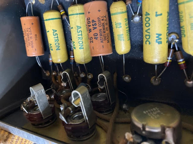 SOLD - 1956 Fender Deluxe 5E3 Tweed Narrow Panel amplifier