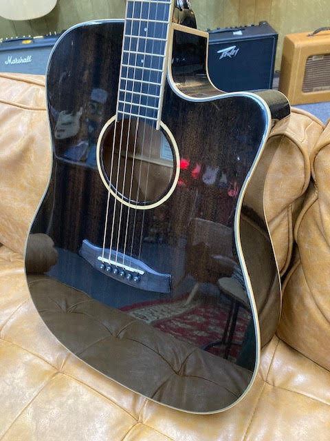 Tanglewood TW5BS Winterleaf Dreadnought C/E Black Shadow