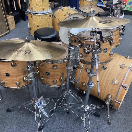 DW ECO-X Bamboo/Birch 6 piece drum kit w/ hardware + cymbals (preowned)