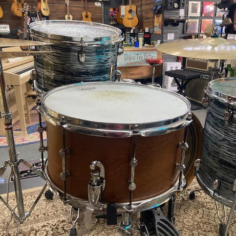 Gretsch Catalina Club Silver Oyster drum kit w/ Zildjian cymbals + hardware (preowned)