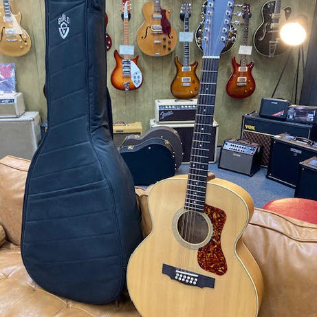 Guild F-2512E 12 string acoustic / electric guitar w/ gigbag (preowned)