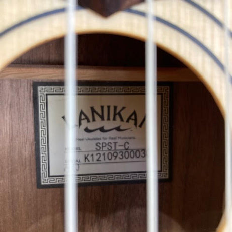 Lanikai Concert Ukulele Solid Spruce Top in Natural Satin Finish - LSPSTC