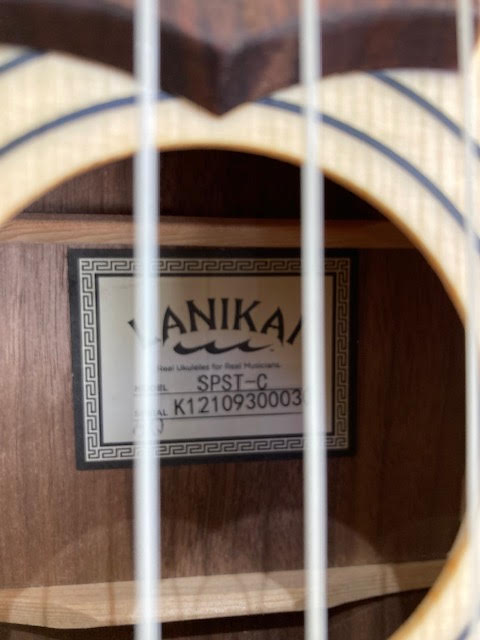 Lanikai Concert Ukulele Solid Spruce Top in Natural Satin Finish - LSPSTC