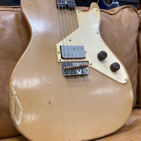 SOLD - DeluxeTone Radiolette "The Chieftain" Local Handcrafted Electric Guitar W/Case RELIC