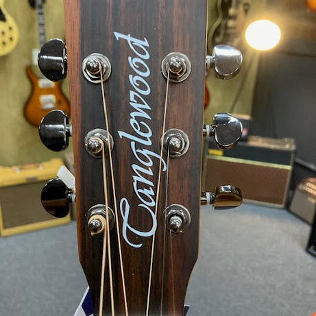 Tanglewood TDBTSFCEAEB Discovery Exotic Superfolk C/E All Ebony (shop stock)