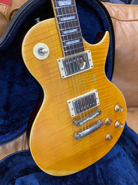 Vintage Lemondrop V100 electric guitar HUGE UPGRADES w/ hardcase (preowned)