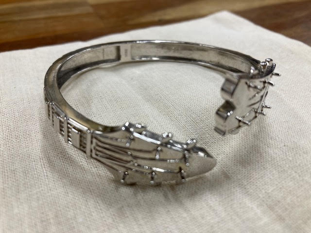 F Style Sterling Silver Unisex Bangles Locally Made