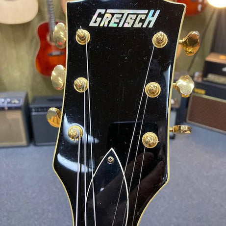 Gretsch G5420TG Hollowbody single cut electric guitar RARE BLACK w/upgrades