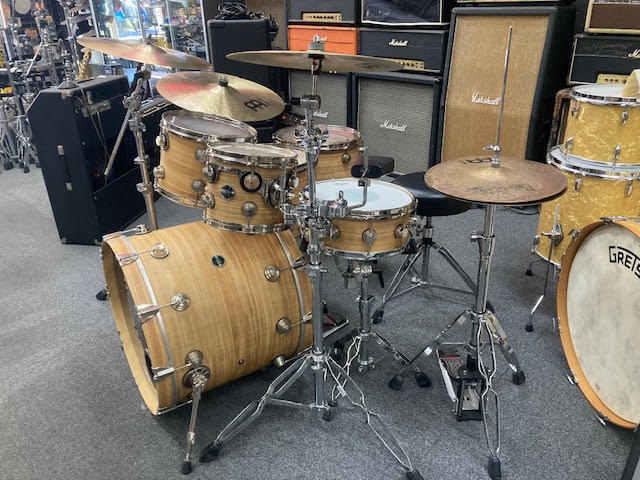 DW ECO-X Bamboo/Birch 6 piece drum kit w/ hardware + cymbals (preowned)