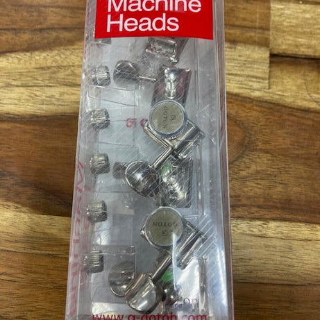 Gotoh Locking Tuners - 6 in a line - Magnun Lock Trad (MG-T) - Nickel (preowned)