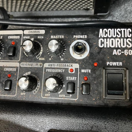 Roland AC-60 acoustic guitar amp (preowned) chorus not working