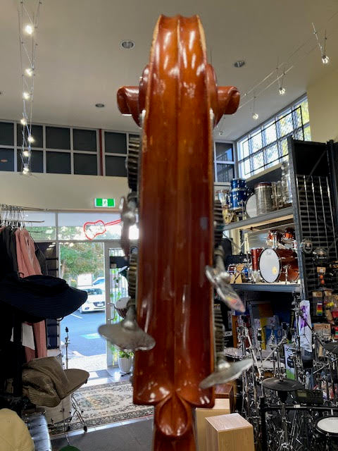 Double Bass 3/4 Allegro brand ? w/ case and bow (preowned)