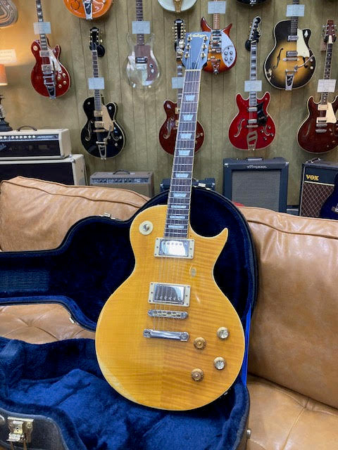 Vintage Lemondrop V100 electric guitar HUGE UPGRADES w/ hardcase (preowned)