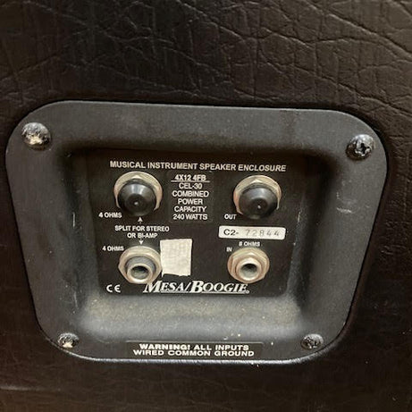 MESA BOOGIE TRIPLE CROWN 100 HEAD BLACK w/ 4x12 cab + footswitch