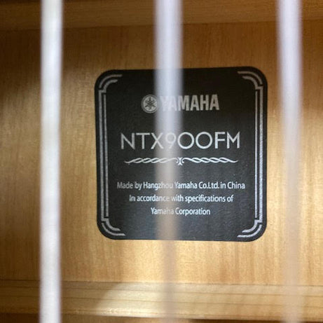 Yamaha NTX900FM Classical Acoustic-Electric Guitar w/Flamed Maple Back (preowned)