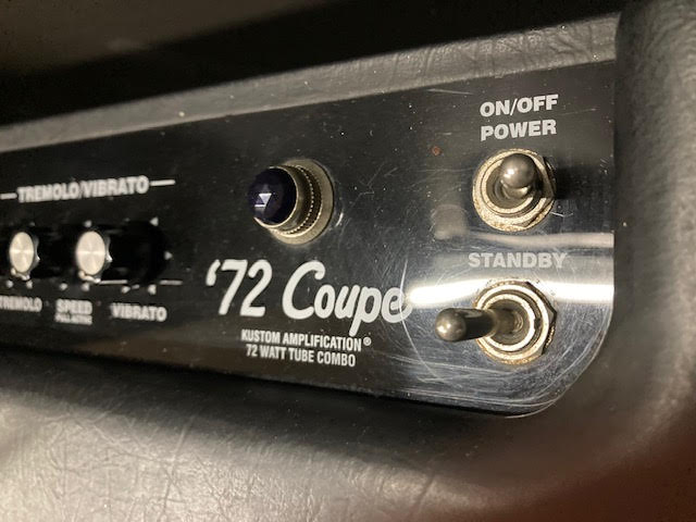 Kustom Coupe 72 2 x 12 combo guitar amplifier .