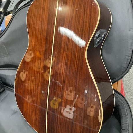 Yamaha Transacoustic LS-TA Brown burst w/ case ALL SOLID (preowned)