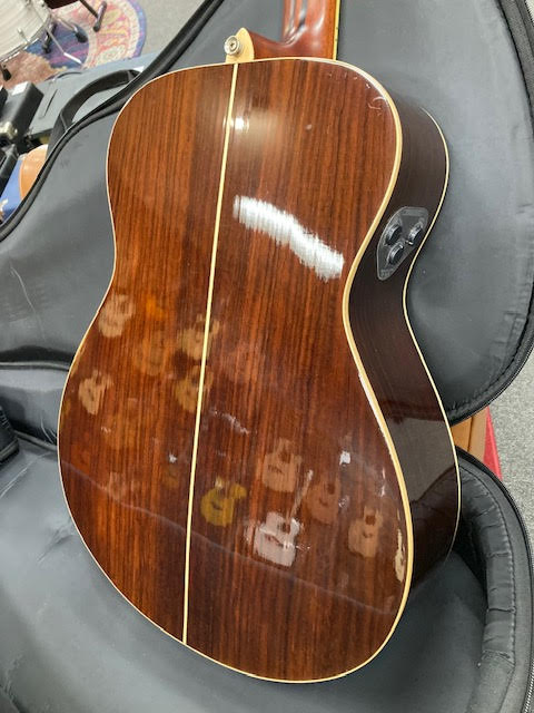 Yamaha Transacoustic LS-TA Brown burst w/ case ALL SOLID (preowned)