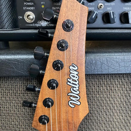 Walton Custom Built Camphor Floyd Rose electric guitar