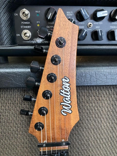 Walton Custom Built Camphor Floyd Rose electric guitar