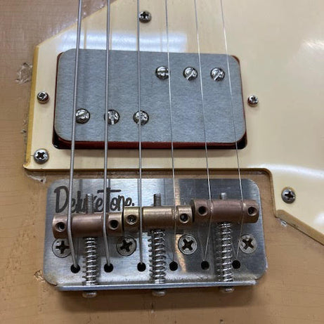 SOLD - DeluxeTone Radiolette "The Chieftain" Local Handcrafted Electric Guitar W/Case RELIC