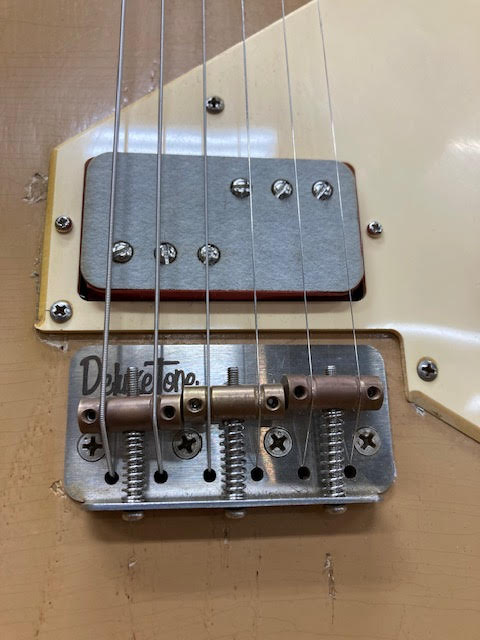 SOLD - DeluxeTone Radiolette "The Chieftain" Local Handcrafted Electric Guitar W/Case RELIC