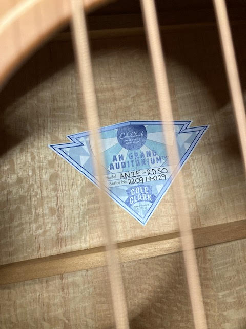 Cole Clark Angel Redwood Silky Oak w/ hardcase